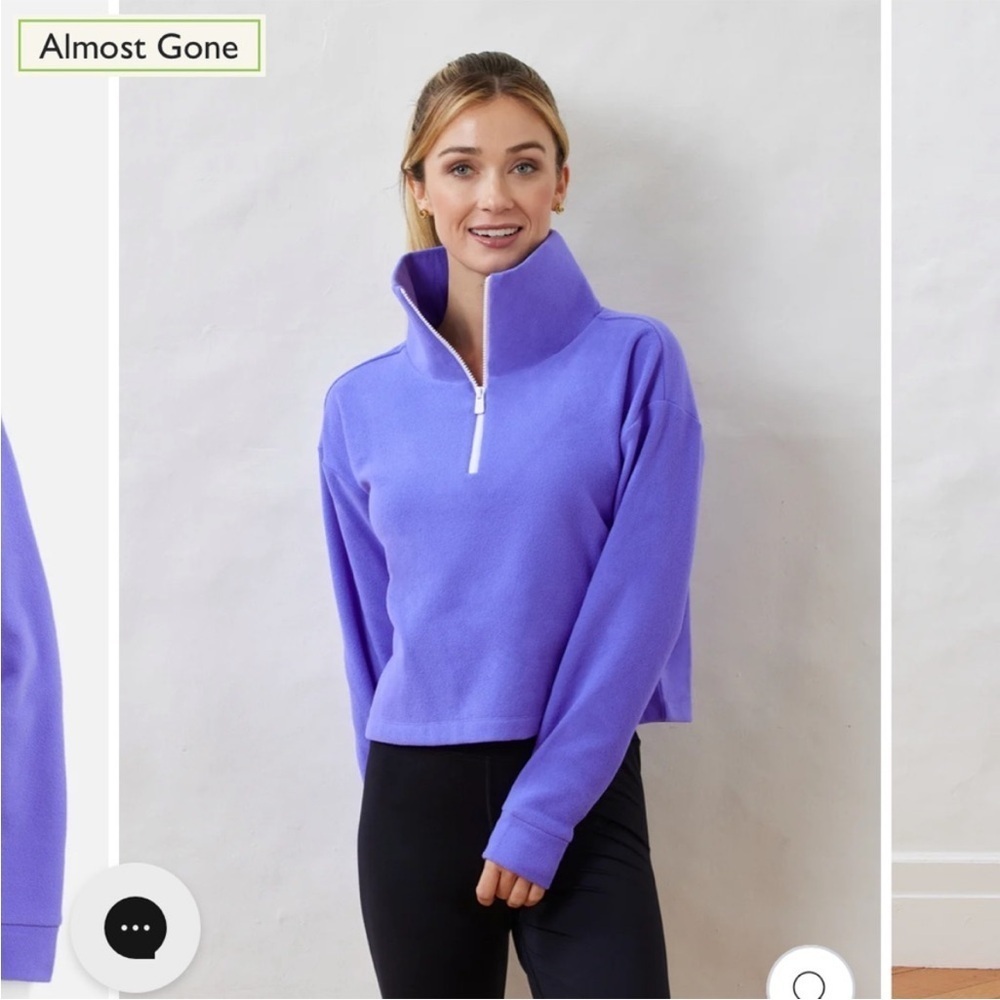 Dudley Stephens Dunning Pullover in Royal Violet - Picture 2 of 9